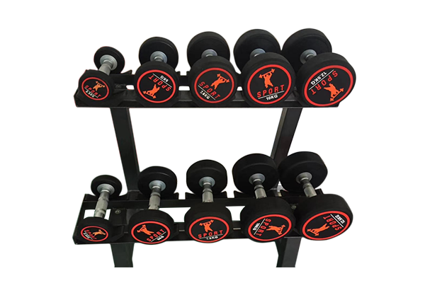 圆头包胶哑铃(图1)