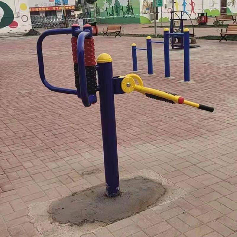 室外新农村老年人体育用品活动器材 双人漫步机(图8) 室外新农村老年人体育用品活动器材 双人漫步机(图8)